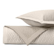 Ara Quilted Chambray Coverlets by Home Treasures - Champagne at Fig Linens and Home
