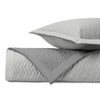 Ara Quilted Chambray Coverlets by Home Treasures - Silver at Fig Linens and Home