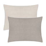 Pillow Shams in Two-Tone Tree Bark and Flax | Home Treasures Asher Bedding at Fig Linens and Home