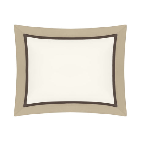 BORDERS BD SHAM - IVORY / CHOCOLATE / CANDLELIGHT