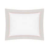 BORDERS BD SHAM - WHITE / LT PINK / PEBBLE