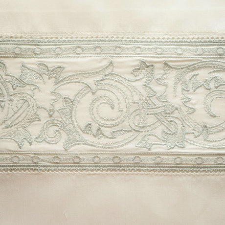 Ivory and Eucalipto Swatch - Paris Bedding by Home Treasures at Fig Linens and Home