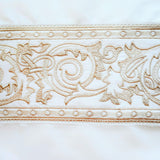 White and Candlelight Swatch - Paris Bedding by Home Treasures at Fig Linens and Home