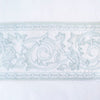 White and Sky Blue Swatch - Paris Bedding by Home Treasures at Fig Linens and Home