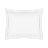Perla White Pillow Sham - Home Treasures at Fig Linens and Home