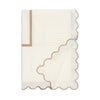 Home Treasures portofino duvet ivory oyster candlelight lifestyle view | Fig Linens and Home