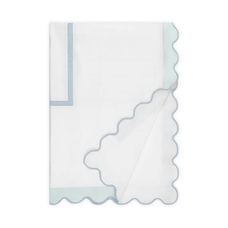 Home Treasures portofino duvet white eucalipto sion lifestyle view | Fig Linens and Home