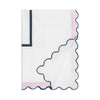 Home Treasures portofino duvet white incenso navy | Fig Linens and Home