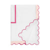 Home Treasures portofino duvet white ltpink bripink lifestyle view | Fig Linens and Home