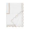 Home Treasures portofino duvet white oyster sable lifestyle view | Fig Linens and Home