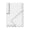 Home Treasures portofino duvet white pebble chrome lifestyle view | Fig Linens and Home