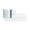 Home Treasures portofino sheetset white sion slateblue lifestyle view | Fig Linens and Home