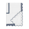 Home Treasures portofino duvet white stone navy | Fig Linens and Home