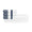 Home Treasures portofino sheetset white stone navy | Fig Linens and Home