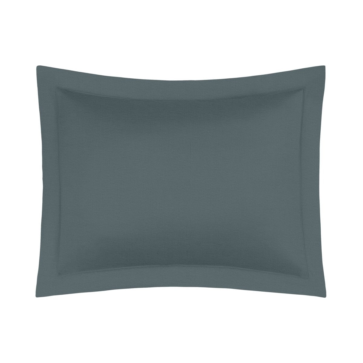Pillow Sham in Dust Blue | Home Treasures Provenza 100% Linen Bedding at Fig Linens and Home