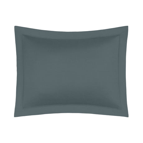 Pillow Sham in Dust Blue | Home Treasures Provenza 100% Linen Bedding at Fig Linens and Home