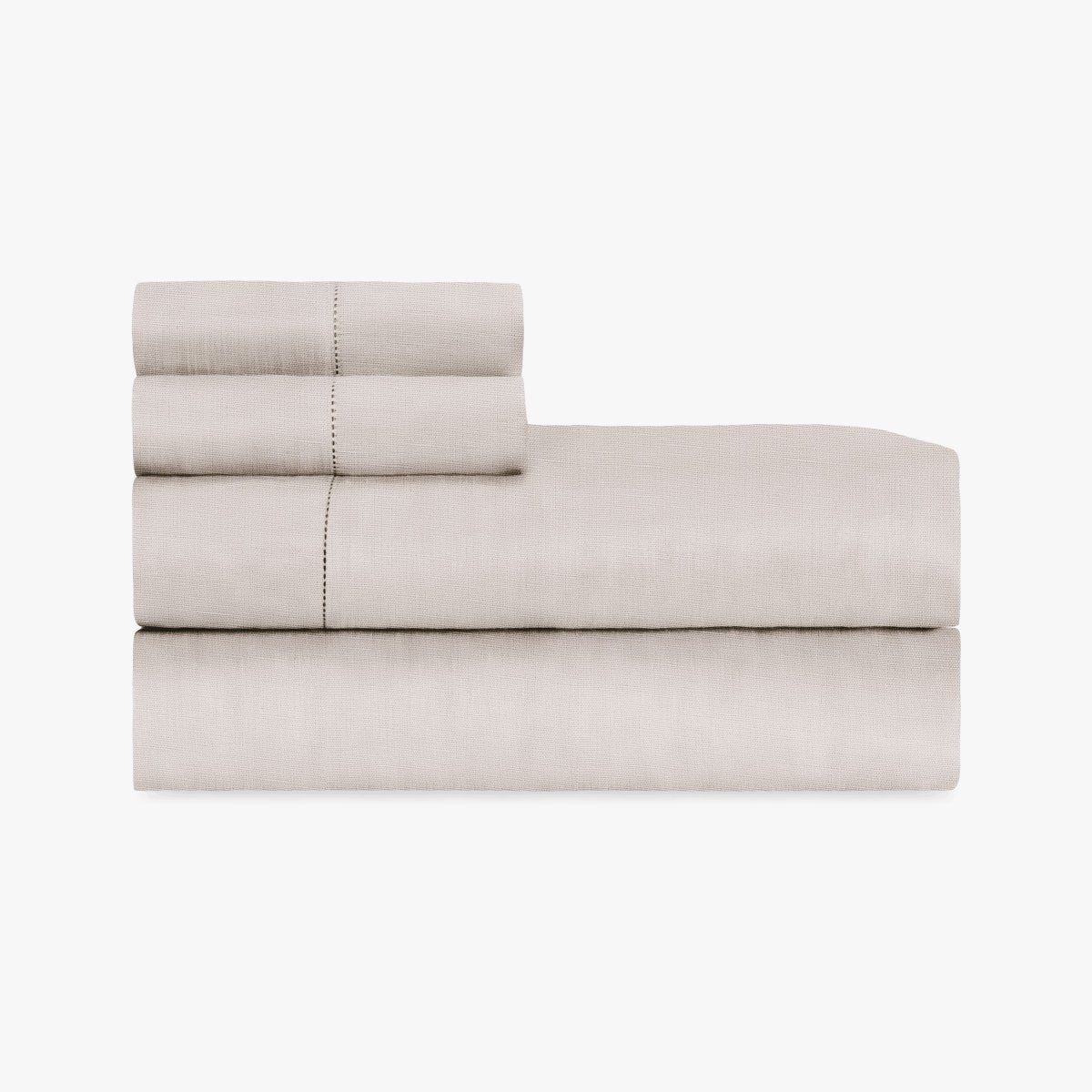 Bed Sheets in Light Natural | Home Treasures Provenza 100% Linen Bedding at Fig Linens and Home