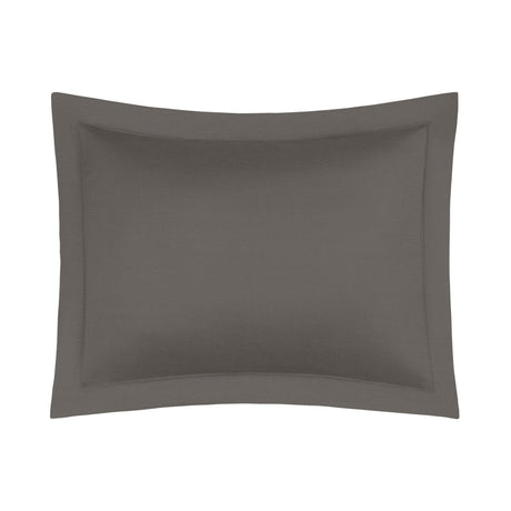 Pillow Sham in Steel Grey | Home Treasures Provenza 100% Linen Bedding at Fig Linens and Home
