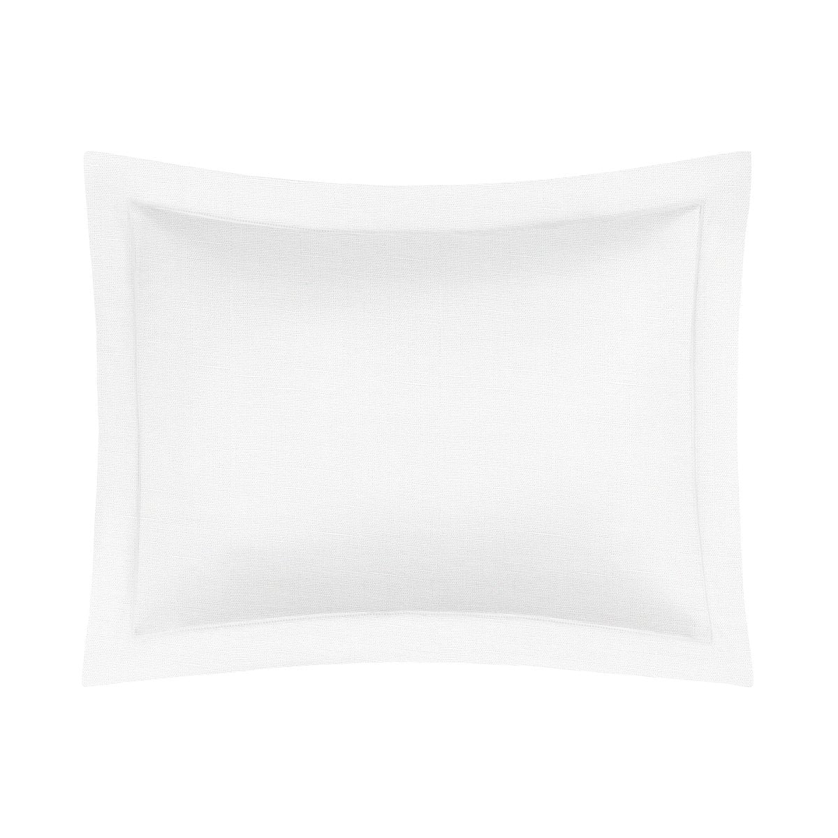 Pillow Sham in White | Home Treasures Provenza 100% Linen Bedding at Fig Linens and Home