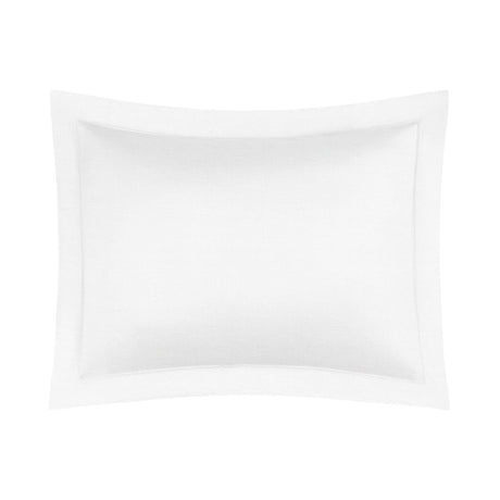 Pillow Sham in White | Home Treasures Provenza 100% Linen Bedding at Fig Linens and Home
