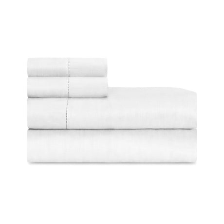 Bed Sheets in White | Home Treasures Provenza 100% Linen Bedding at Fig Linens and Home