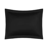 Home Treasures Royal Sateen sham black at Fig Linens and Home