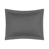 Home Treasures Royal Sateen sham caviar at Fig Linens and Home