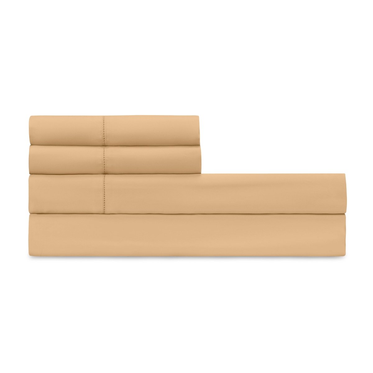 Home Treasures Royal Sateen Sheet Set gold at Fig Linens and Home