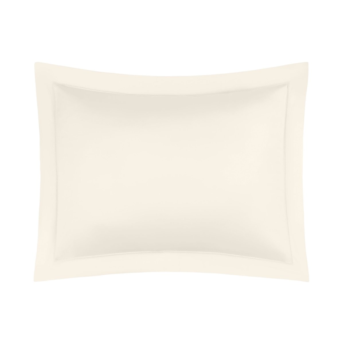 Home Treasures Royal Sateen sham ivory at Fig Linens and Home