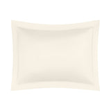 Home Treasures Royal Sateen sham ivory at Fig Linens and Home