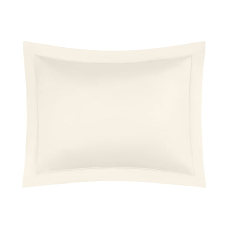 Home Treasures Royal Sateen sham ivory at Fig Linens and Home