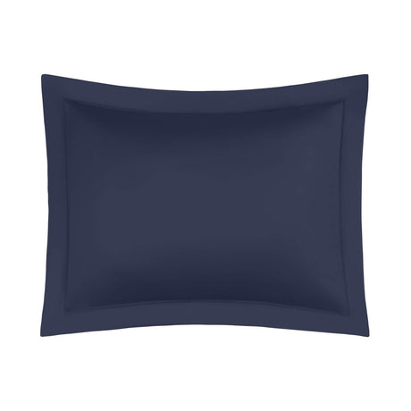 Home Treasures Royal Sateen sham navy at Fig Linens and Home