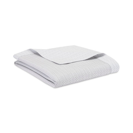 Home Treasures Thatcher Cotton Coverlets in White/Ash | Bedding at Fig Linens and Home