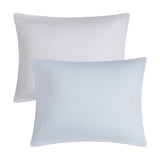 Home Treasures Thatcher Cotton Pillow Shams in Marine/Ash | Pillow Covers at Fig Linens and Home