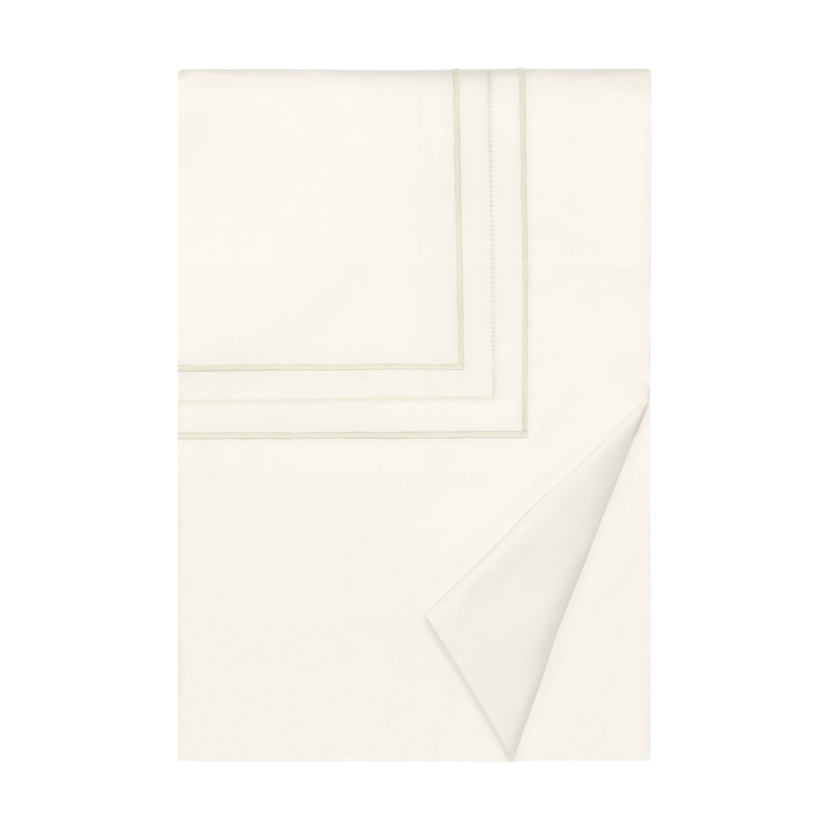 Triad Duvet Cover in Ivory and Ivory - Home Treasures at Fig Linens and Home