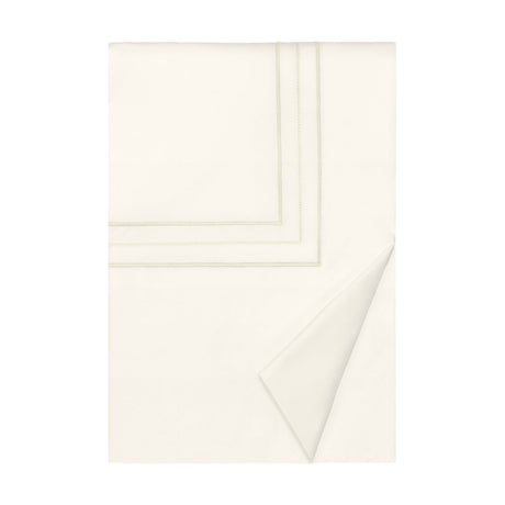 Triad Duvet Cover in Ivory and Ivory - Home Treasures at Fig Linens and Home