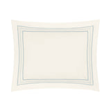 Triad Pillow Sham in Ivory and Sion - Home Treasures at Fig Linens and Home