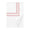 Triad Duvet Cover in White and Bright Red - Home Treasures at Fig Linens and Home