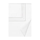 Triad Duvet Cover in White and Pebble - Home Treasures at Fig Linens and Home