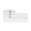 Sheets & Cases - Yves Bedding by Home Treasures in Herringbone Antique Cream at Fig Linens and Home