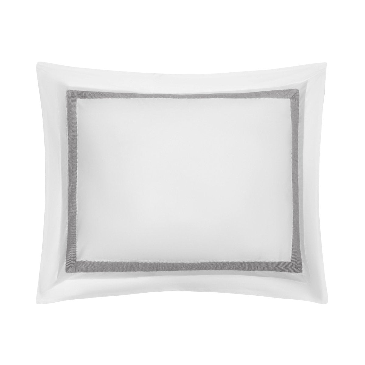 Pillow Sham - Yves Bedding by Home Treasures in Herringbone Cool Gray at Fig Linens and Home