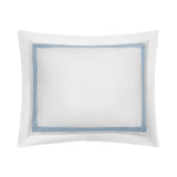 Pillow Sham - Yves Bedding by Home Treasures in Herringbone Light Blue Gray at Fig Linens and Home