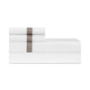 Sheets and Cases - Yves Bedding by Home Treasures in Herringbone Taupe at Fig Linens and Home