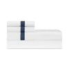 Sheets and Cases - Yves Bedding by Home Treasures in Solid Navy Blue at Fig Linens and Home