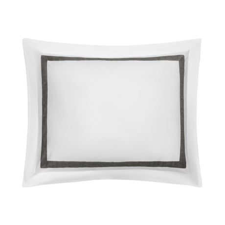 Pillow Sham - Yves Bedding by Home Treasures in Solid Steel Gray at Fig Linens and Home