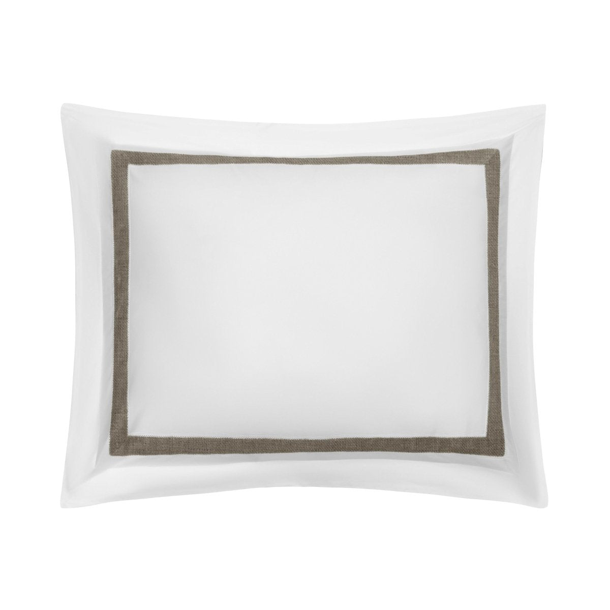 Pillow Sham - Yves Bedding by Home Treasures in Solid Taupe at Fig Linens and Home