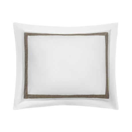 Pillow Sham - Yves Bedding by Home Treasures in Solid Taupe at Fig Linens and Home