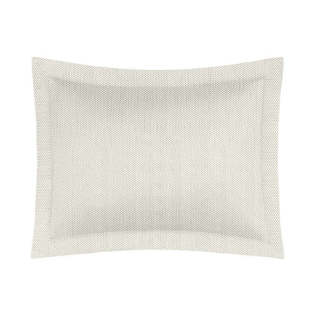 Pillow Sham - Home Treasures Zebra Bedding in Herringbone Antique Cream