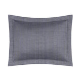 Pillow Sham - Home Treasures Zebra Bedding in Herringbone Gray Navy Blue