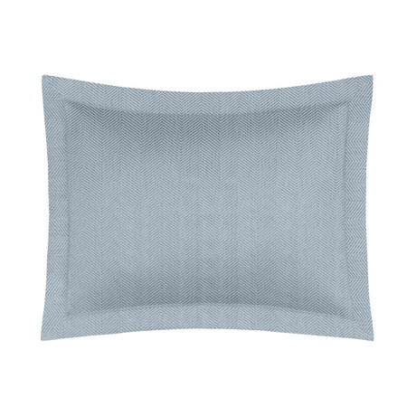 Pillow Sham - Home Treasures Zebra Bedding in Herringbone Light Blue